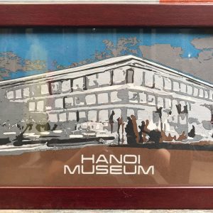 Tranh ghép lụa Bảo tàng Hà Nội