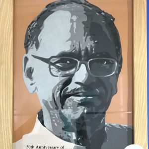 Tranh chân dung ghép lụa