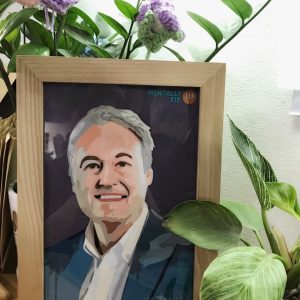 Tranh chân dung ghép lụa