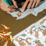 Reviving tons of discarded silk into artworks and export-worthy bags