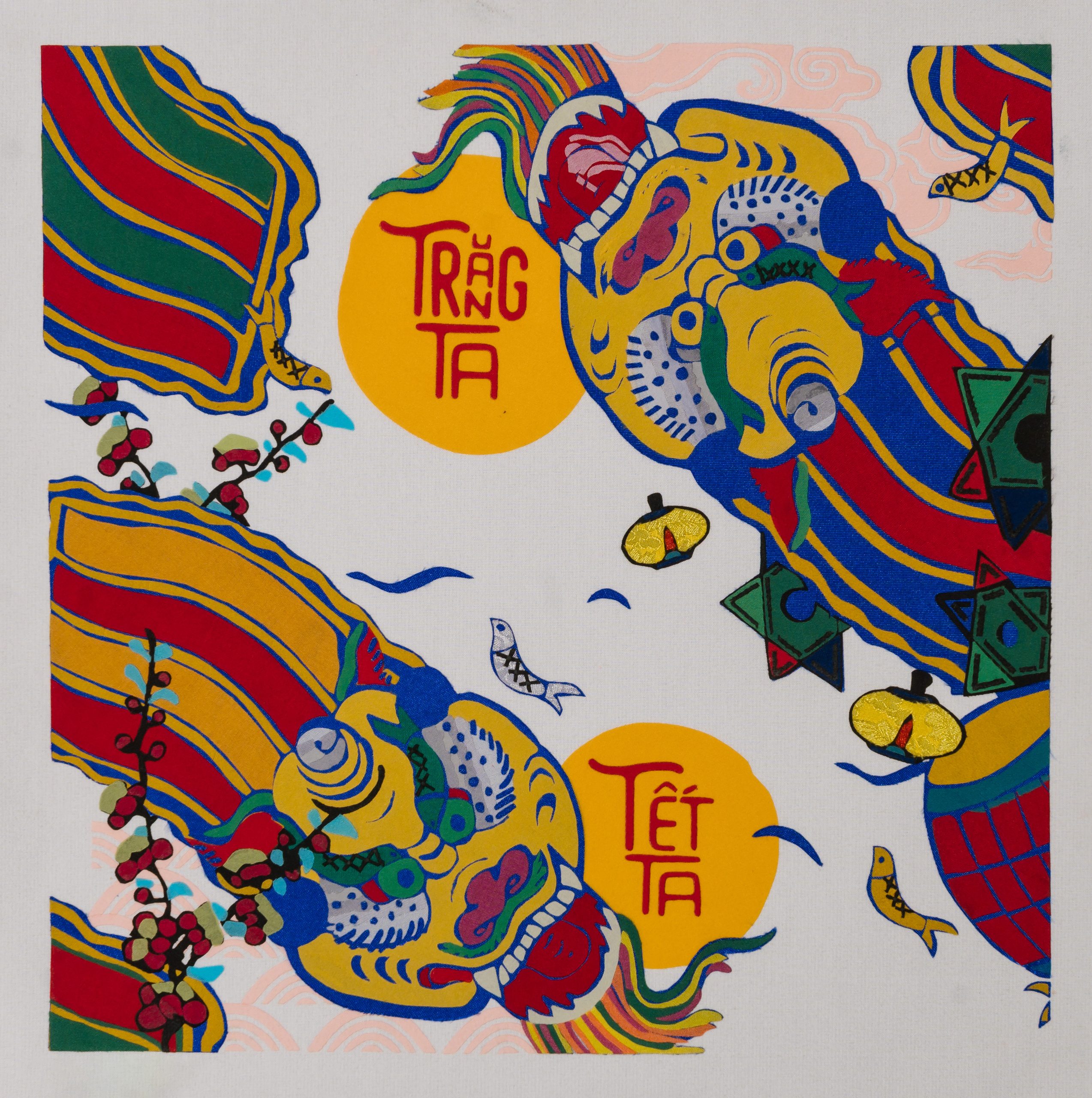 Tranh phong cảnh ghép lụa - Ảnh 7